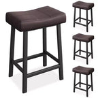 2 tabourets de bar avec coussin épais pour salle à manger, îlot de cuisine, bar à domicile