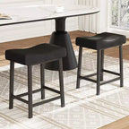 2 tabourets de bar avec coussin épais pour salle à manger, îlot de cuisine, bar à domicile