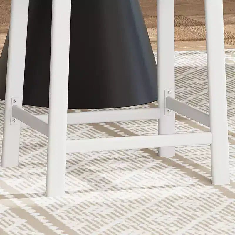 2 tabourets de bar avec coussin épais pour salle à manger, îlot de cuisine, bar à domicile