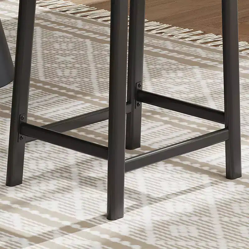 2 tabourets de bar avec coussin épais pour salle à manger, îlot de cuisine, bar à domicile