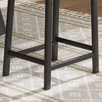 2 tabourets de bar avec coussin épais pour salle à manger, îlot de cuisine, bar à domicile