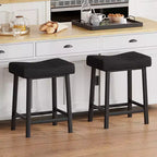 2 tabourets de bar avec coussin épais pour salle à manger, îlot de cuisine, bar à domicile