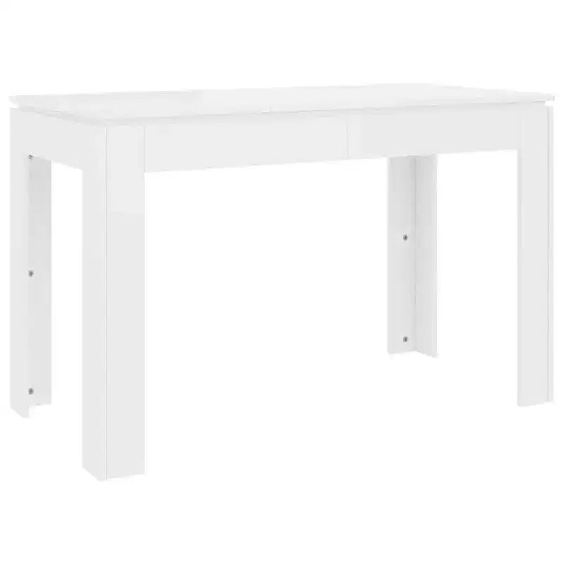 Table à manger moderne minimaliste Clihome en chêne, surface de table 4 places pour les repas quotidiens en famille