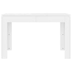 Table à manger moderne minimaliste Clihome en chêne, surface de table 4 places pour les repas quotidiens en famille