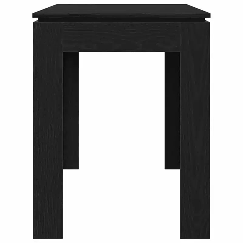 Table à manger moderne minimaliste Clihome en chêne, surface de table 4 places pour les repas quotidiens en famille