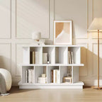 Étagère de rangement 8 cubes, Bibliothèque ouverte avec 10 panneaux arrière amovibles, Meuble de présentation pour salon, chambre ou entrée