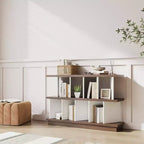 Étagère de rangement 8 cubes, Bibliothèque ouverte avec 10 panneaux arrière amovibles, Meuble de présentation pour salon, chambre ou entrée
