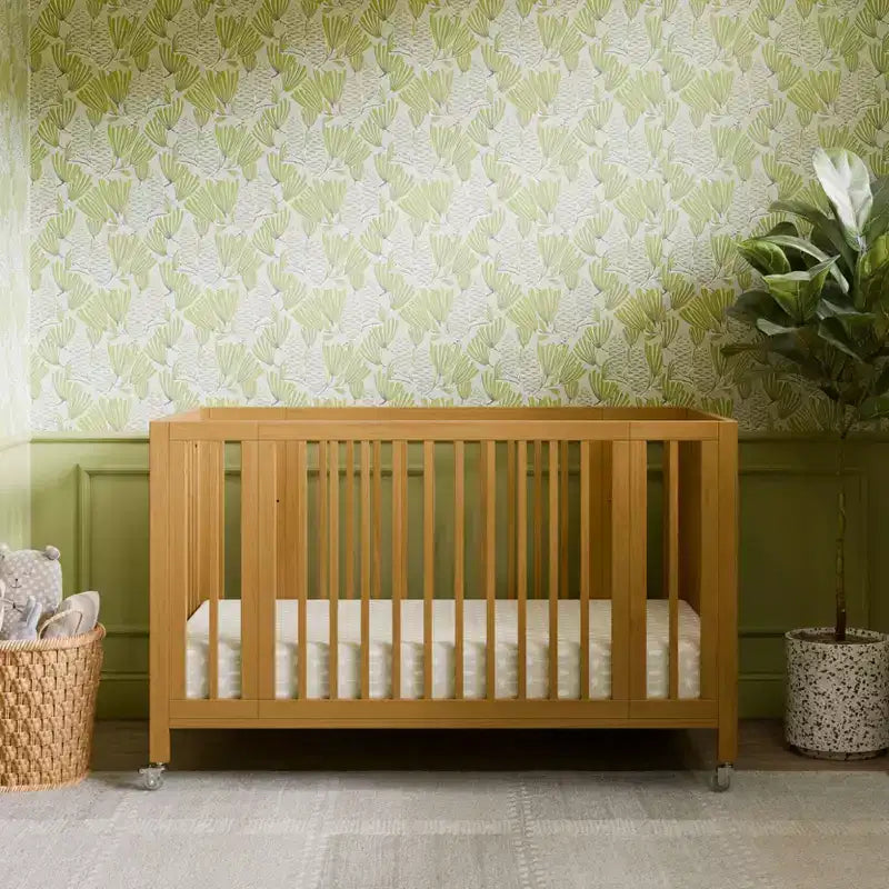 Lit de bébé évolutif 9-en-1 Babyletto Rolli avec berceau et kits de conversion pour lit de bambin