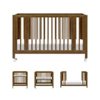 Lit de bébé évolutif 9-en-1 Babyletto Rolli avec berceau et kits de conversion pour lit de bambin