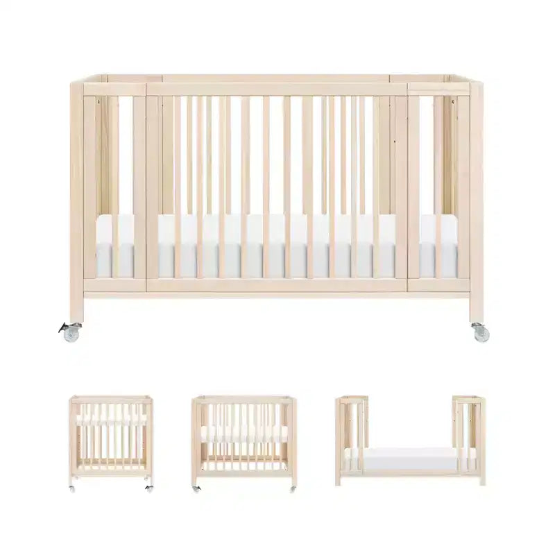 Babyletto Rolli 9-in-1 Convertible All-Stages Crib with Bassinet & Toddler Bed Conversion Kits