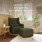 Fauteuil inclinable et pivotant électrique Babyletto Kiwi avec port USB