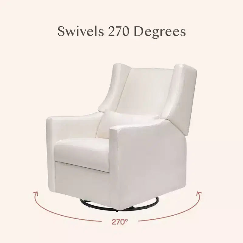 Fauteuil inclinable et pivotant électrique Babyletto Kiwi avec port USB