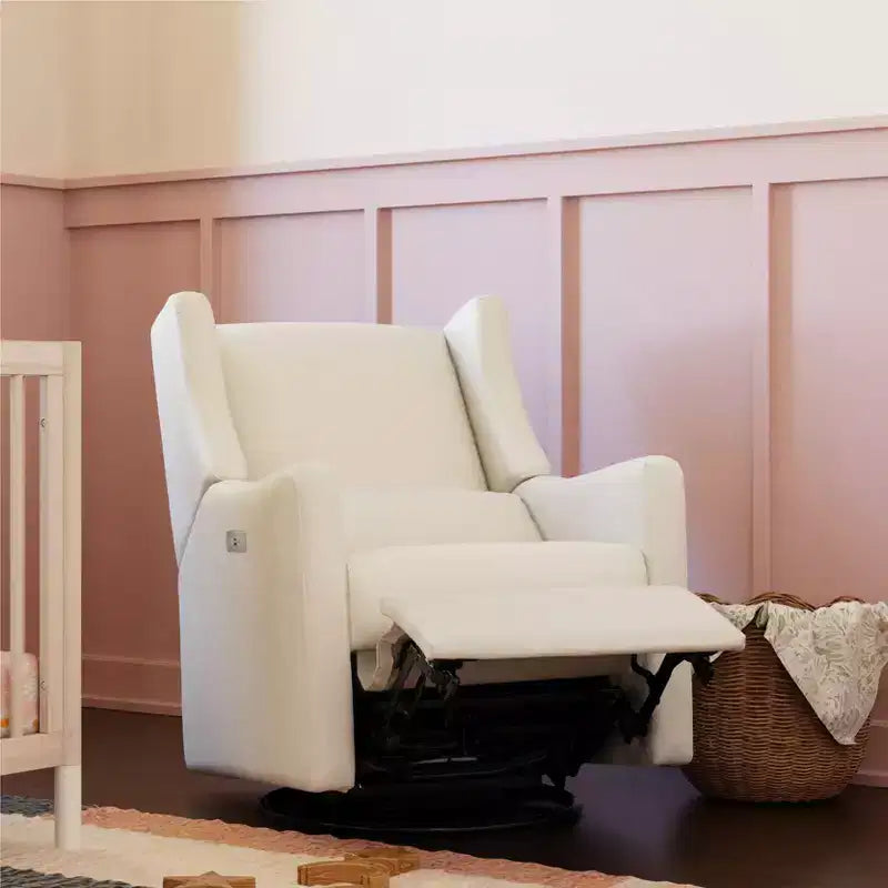 Fauteuil inclinable et pivotant électrique Babyletto Kiwi avec port USB