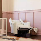 Fauteuil inclinable et pivotant électrique Babyletto Kiwi avec port USB