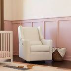 Fauteuil inclinable et pivotant électrique Babyletto Kiwi avec port USB