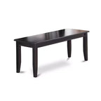 Ensemble de salle à manger contemporain - Table et 4 chaises avec banc - Ensemble dînette chic