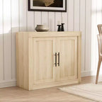 70.8 Sideboard Buffet Cabinet with 4 Doors, Farmhouse Modern Accent Cabinet with Storages, Wood Coffee Bar Media Console for Living Room, Kitchen