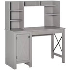 Computer Desk W/ Hutch, Home Office Desk W/ Storage Cabinet