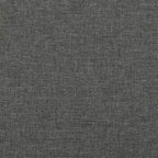 Cadre de lit Gris foncé Tissu 100 % polyester, contreplaqué, bois composite