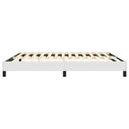 Cadre de lit King en similicuir blanc durable