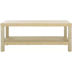 Apis Raffia Coffee Table - COF6612A - Natural - Safavieh