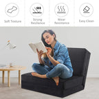 Costway Chaise Pliante Convertible, Fauteuil Inclinable et Lit d'Appoint