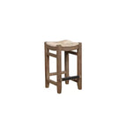 Tabouret de bar Davenport en bois hauteur comptoir 26 po ambre clair - Meubles Alaterre : industriel rustique, pieds en pin