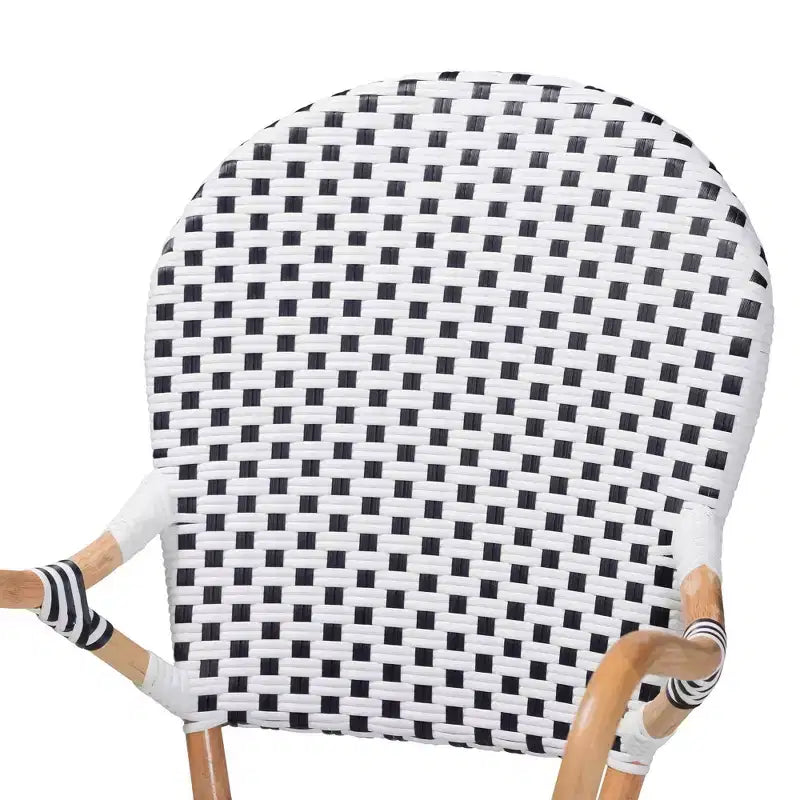 Lot de 2 chaises de salle à manger Naila en rotin et tressage Naturel/Marron - bali & pari