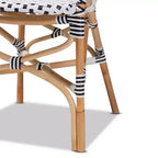 Lot de 2 chaises de salle à manger Naila en rotin et tressage Naturel/Marron - bali & pari