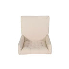 Christopher Knight Home Lot de 2 chaises de salle à manger en bois Blount avec coussins en tissu beige/finition naturelle : cadre en bouleau, dossier capitonné
