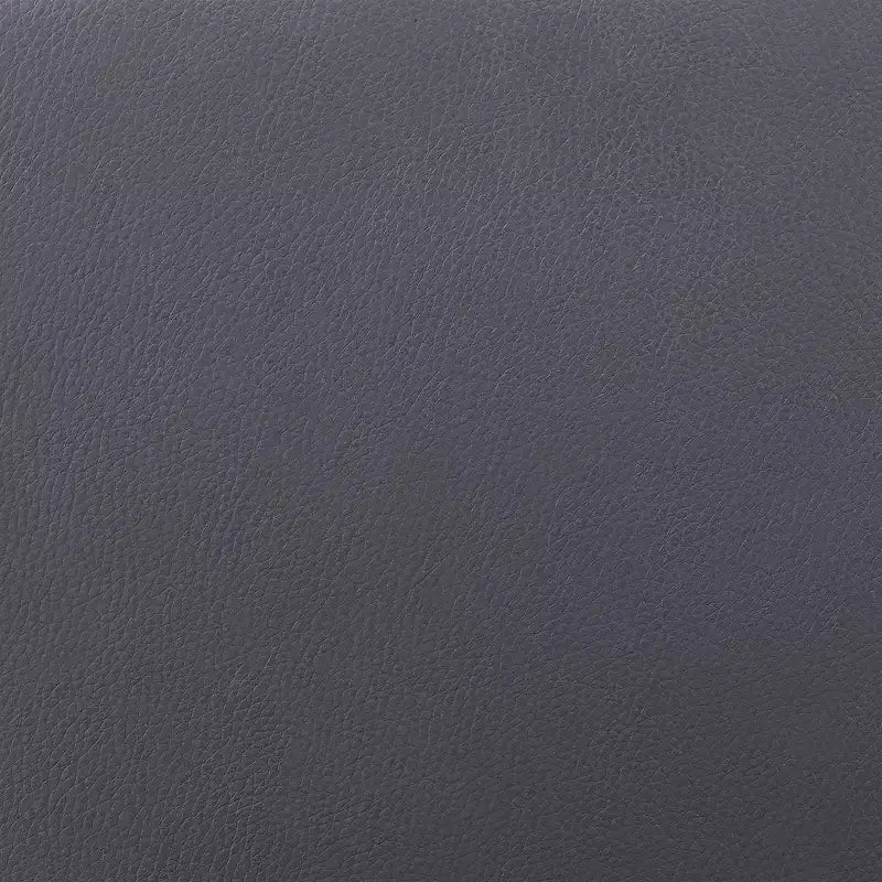 Tabouret de bar pivotant en similicuir et métal gris/noir Adele - Armen Living : Assise carrée rembourrée, patins de protection, rembourrage en mousse