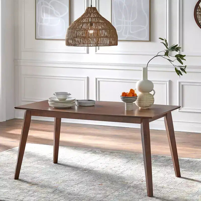 Ensemble de salle à manger Buylateral 7 pièces Bernard Mid-Century Noyer