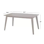 Ensemble de salle à manger Buylateral 7 pièces Bernard Mid-Century Noyer