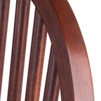 Ensemble table à manger Mornay 5 pièces Noyer - Winsome : Bois massif, style ferme, 4 places