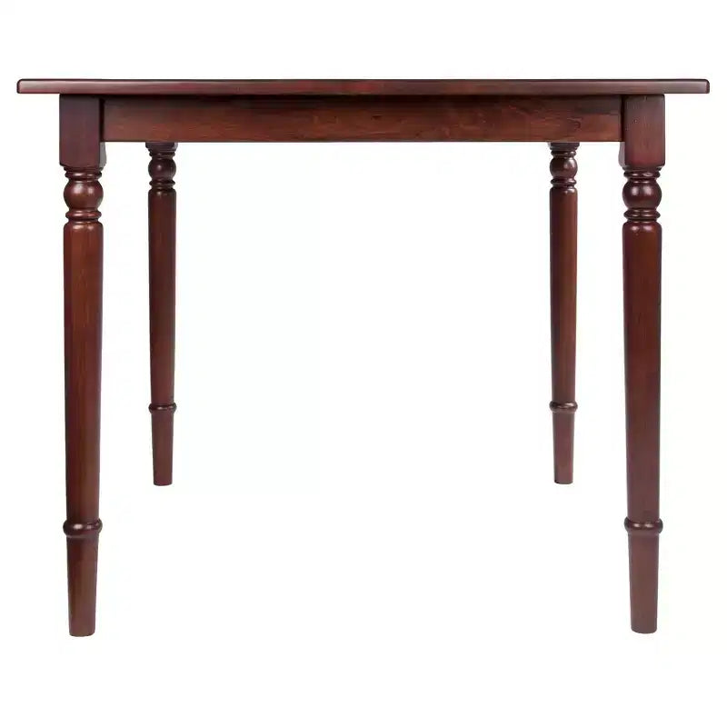Ensemble table à manger Mornay 5 pièces Noyer - Winsome : Bois massif, style ferme, 4 places