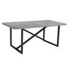 71" Raven Mango Wood Dining Table Brown - Timbergirl