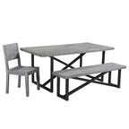 Table à manger en bois de manguier Raven de 71 po marron - Timbergirl