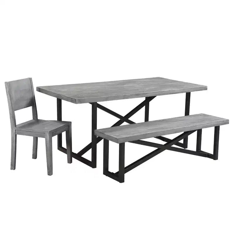 Table à manger en bois de manguier Raven de 71 po marron - Timbergirl