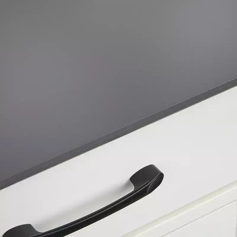 Buylateral Buffet de salle à manger Dalton 2 portes style ferme moderne blanc/gris anthracite : style ferme moderne, meuble de rangement