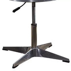 Fauteuil d'appoint Brancaster en cuir curcuma 24" avec pivot et base chromée - Acme Furniture
