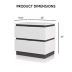 Lit Queen moderne 3 pièces Pape avec 2 tables de chevet Blanc/Gris métallisé - miBasics : Ensemble de meubles contemporains