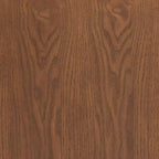Table de chevet en bois de Barrett et rotin synthétique : 2 tiroirs, pieds inclinés - Baxton Studio