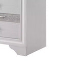 Table de chevet Naima blanche 26" - Acme Furniture : Garantie 60 jours, Aucun assemblage, Glissières en métal, Bois composite