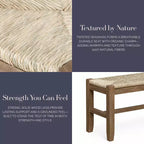 Banc en bois 40 po Davenport Ambre clair - Alaterre Furniture