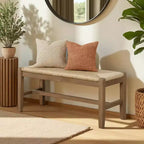 Banc en bois 40 po Davenport Ambre clair - Alaterre Furniture