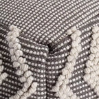 Pouf Chippewa Anji Mountain gris/ivoire
