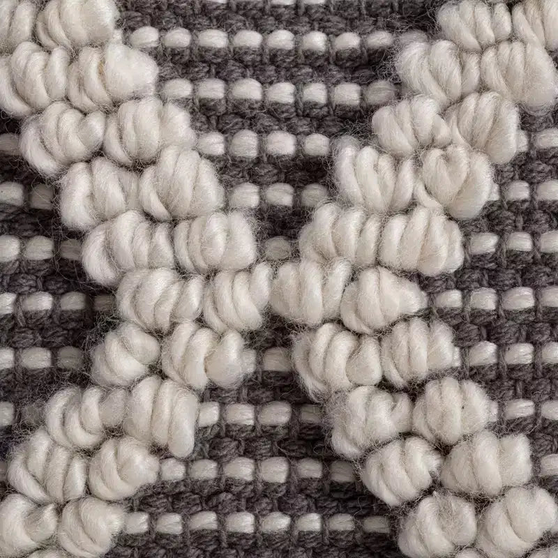 Pouf Chippewa Anji Mountain gris/ivoire