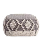 Pouf Chippewa Anji Mountain gris/ivoire