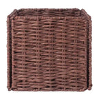 Banc de rangement Adriana 4 pièces avec paniers Noyer - Winsome : Style transitionnel, Cadre en bois, Nettoyage des taches