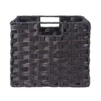 Banc de rangement 4 pièces Addison avec paniers Espresso/Chocolat - Winsome : Organiseur d'entrée en bois, pouf de chambre